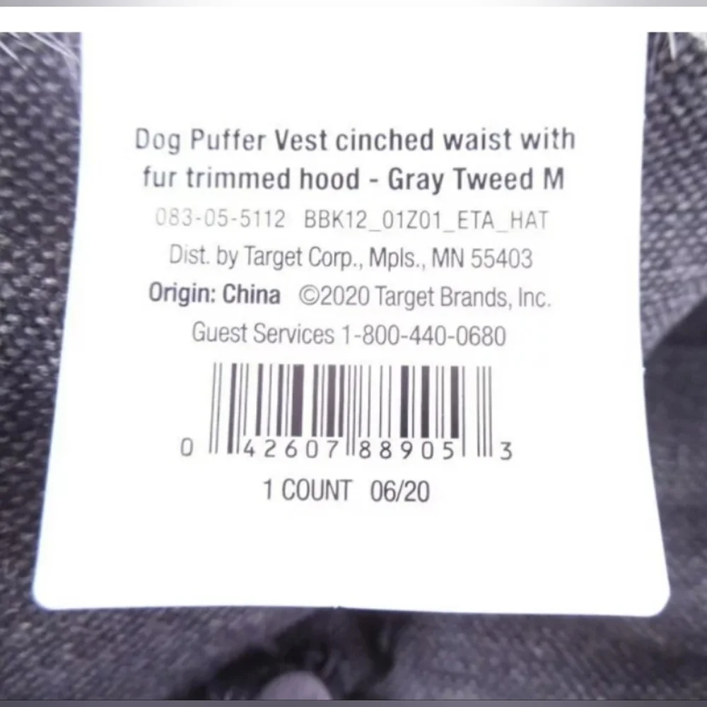 DOG PUFFER JACKET